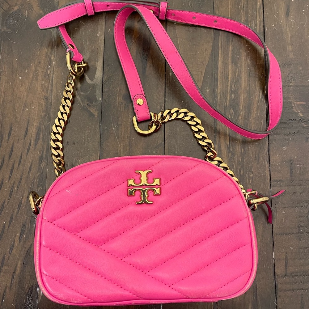 Tory Burch Kira Crossbody - Hot Pink